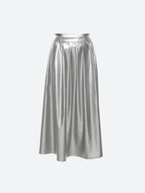 Litlookz Studio Y2K Silver Maxi Dress, view 3
