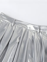 Litlookz Studio Y2K Silver Maxi Dress, view 4