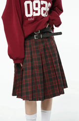 Litlookz Studio Y2K Skater Midi Skirt, view 2