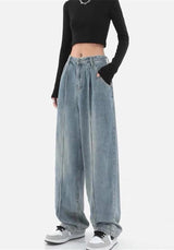 Litlookz Studio Y2K Skater Pleated Baggy Jeans, view 3