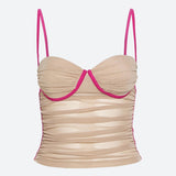 Litlookz Studio Y2K Skin Colored Mesh Top, view 4