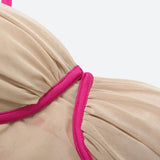 Litlookz Studio Y2K Skin Colored Mesh Top, view 5
