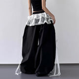 Litlookz Studio Y2K Skirted Parachute Pants, view 6