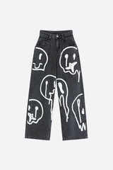 Litlookz Studio Y2K Smiley Jeans, view 3