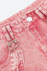 Litlookz Studio Y2K Soft Girl Double Belted Baggy Jeans, view 5