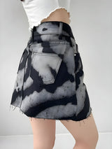 Litlookz Studio Y2K Spray Paint Mini Skirt, view 4