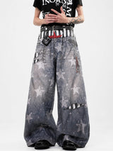 Litlookz Studio Y2K Star Baggy Jeans, view 2