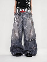 Litlookz Studio Y2K Star Baggy Jeans, view 3