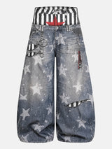 Litlookz Studio Y2K Star Baggy Jeans, view 5