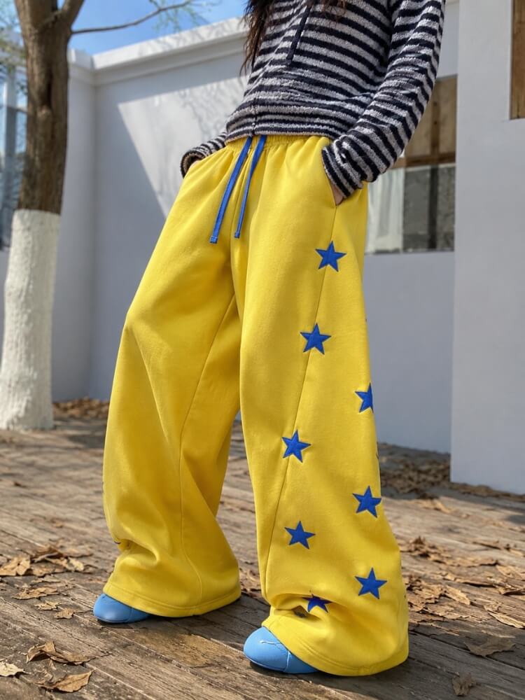 Litlookz Studio Y2K Star Baggy Pants