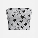 Litlookz Studio Y2K Star Bandeau Crop Top, view 4