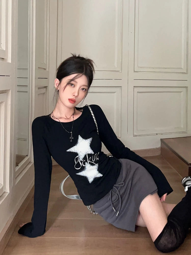 Litlookz Studio Y2K Star Basic Top