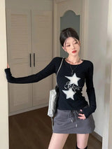 Litlookz Studio Y2K Star Basic Top, view 3