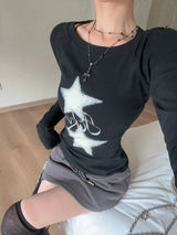 Litlookz Studio Y2K Star Basic Top, view 4