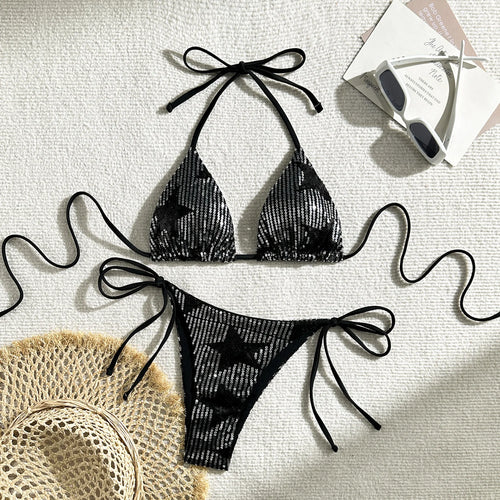 Litlookz Studio Y2K Star Bikini Set