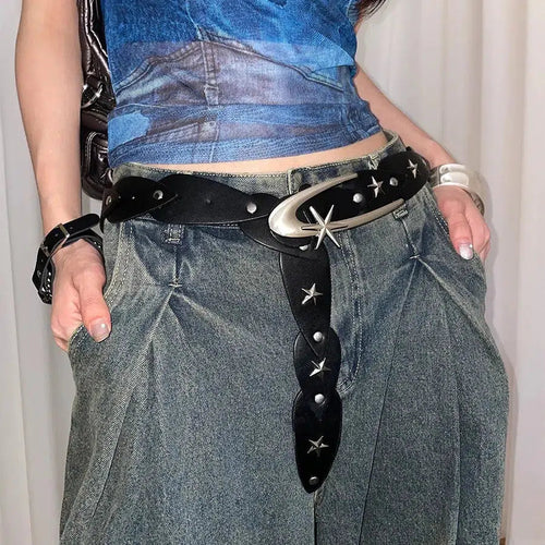 Litlookz Studio Y2K Star Buckle Belt