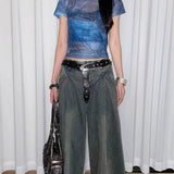 Litlookz Studio Y2K Star Buckle Belt, view 2