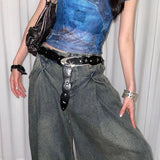 Litlookz Studio Y2K Star Buckle Belt, view 3