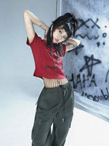 Litlookz Studio Y2K Star Button-Up Tee, view 2