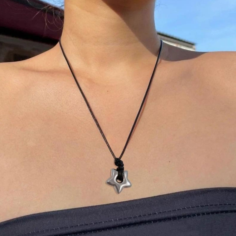 Litlookz Studio Y2K Star Cord Necklace