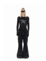 Litlookz Studio Y2K Star Corduroy Sweater, view 3
