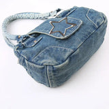 Litlookz Studio Y2K Star Denim Bag, view 3