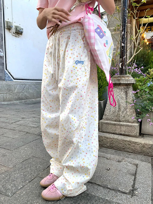 Litlookz Studio Y2K Star Drawstring Pants