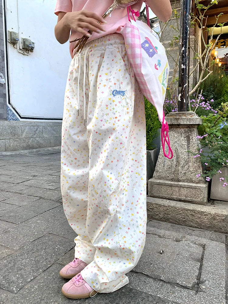 Litlookz Studio Y2K Star Drawstring Pants