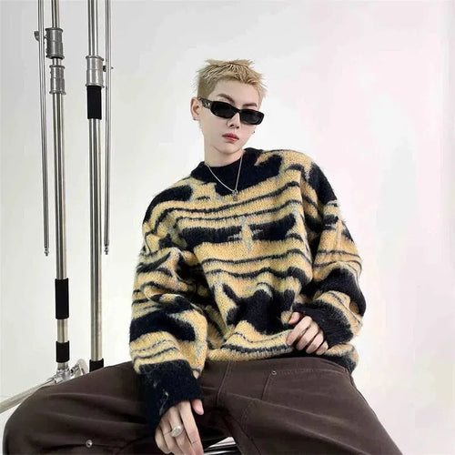 Litlookz Studio Y2K Star Fluffy Sweater
