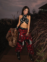 Litlookz Studio Y2K Star Halter Top, view 2