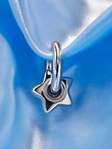Litlookz Studio Y2K Star Heart Hoop Earrings, view 2