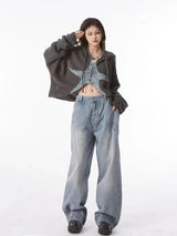 Litlookz Studio Y2K Star Hooded Cardigan, view 4
