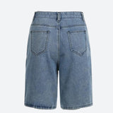 Litlookz Studio Y2K Star Jean Shorts, view 4