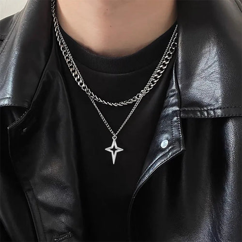 Litlookz Studio Y2K Star Layered Necklace