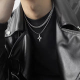Litlookz Studio Y2K Star Layered Necklace, view 2