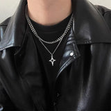 Litlookz Studio Y2K Star Layered Necklace, view 3