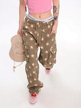 Litlookz Studio Y2K Star Low Rise Jeans, view 3