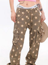 Litlookz Studio Y2K Star Low Rise Jeans, view 4