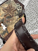 Litlookz Studio Y2K Star Patch Distressed Bag, view 3