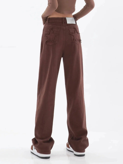 Litlookz Studio Y2K Star Pockets Jeans