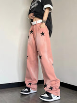 Litlookz Studio Y2K Star Printed Jeans, view 2