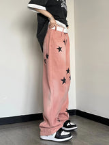 Litlookz Studio Y2K Star Printed Jeans, view 3