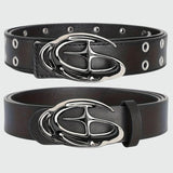Litlookz Studio Y2K Star Silver Buckle Belt, view 4