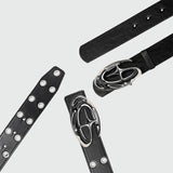 Litlookz Studio Y2K Star Silver Buckle Belt, view 6