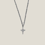 Litlookz Studio Y2K Star Silver Necklace, view 2