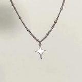 Litlookz Studio Y2K Star Silver Necklace, view 4