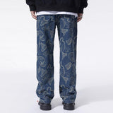 Litlookz Studio Y2K Straight Leg Printed Jeans, view 2