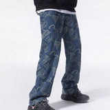 Litlookz Studio Y2K Straight Leg Printed Jeans, view 3
