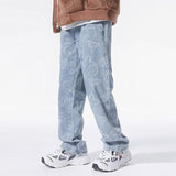 Litlookz Studio Y2K Straight Leg Printed Jeans, view 4