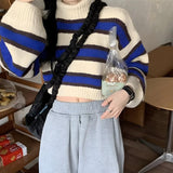 Litlookz Studio Y2K Striped Crop Sweater, view 2